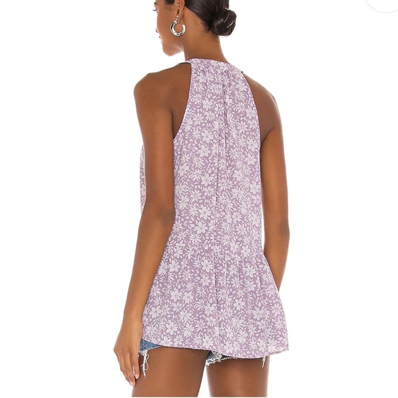 1. State Peplum Cami in Printed Mythical Floral - Picture 3 of 4